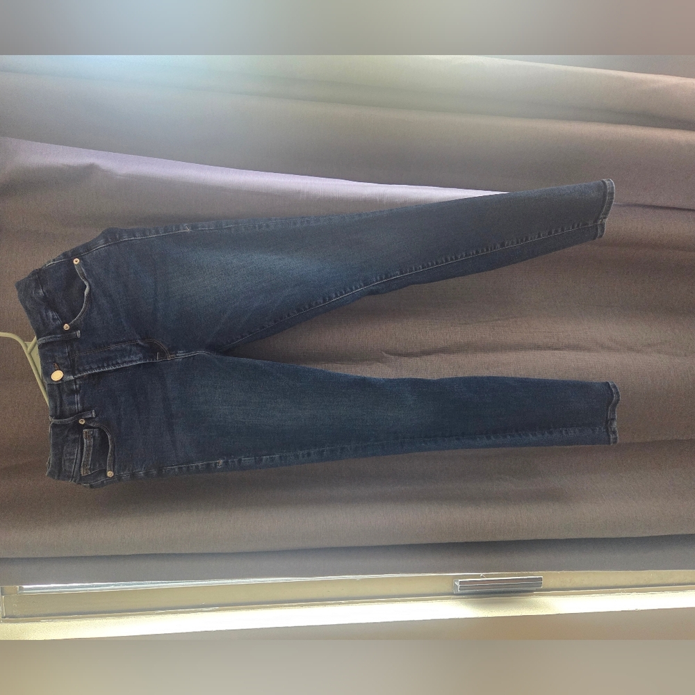 Good American Dark Blue Denim Jeans